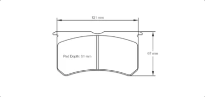 Stoptech C43/ST43 - Pagid Racing (2206)
