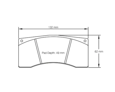 Alcon Car49 - REAR 18mm (Pagid 8267)