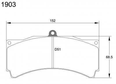 F1090 Stoptech ST60 Project Mu H16-03 (F1090)