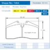 StopTech ST40 - Pagid Brake Pads (1204)