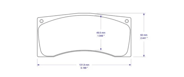alconrear2 Alcon Car49 - REAR 18mm Cobalt Friction