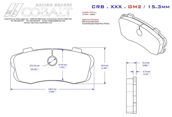 c6z06rearonepiece Corvette C6 Z06 / Grandsport Cobalt Friction (Optimized Rear)