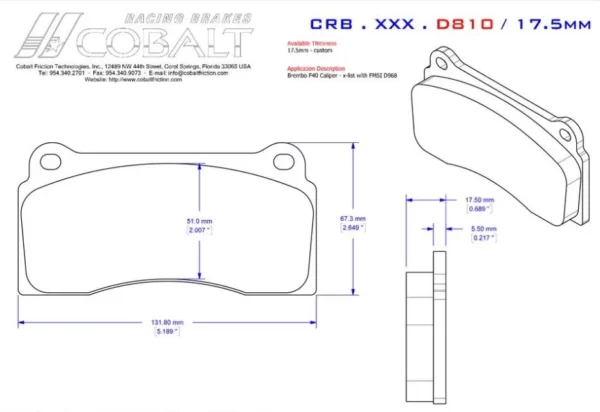 Tesla Model 3 - Cobalt Friction (FRONT)