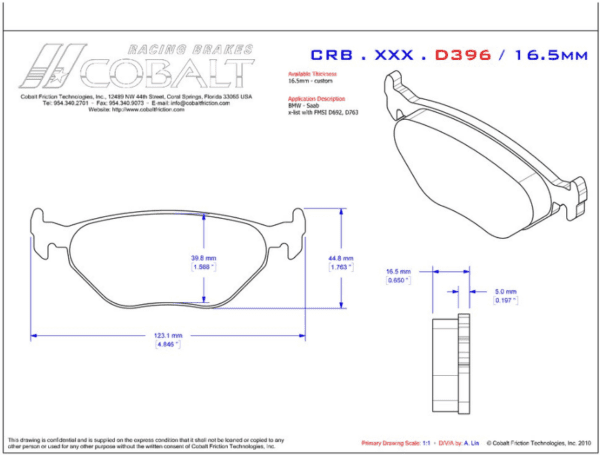 BMW E36 / E30 M3 CRB.XRx.D396 (Rear)