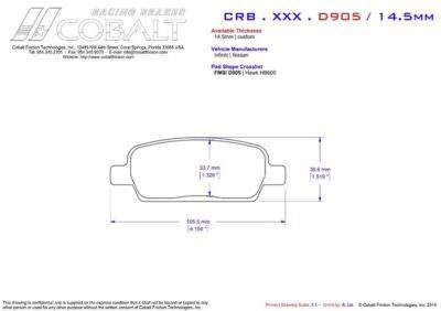 CRB.XRx.D905 (350Z / 370Z Rear)