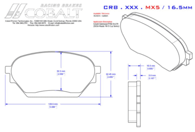 NC MX-5 CRB.XRx.MX5 (Cobalt Optimized Front) NC MX-5 CRB.XRx.MX5 (Cobalt Optimized Front)