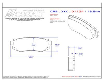 Subaru BRZ & Toyota 86 CRB.XRx.D1124 (Rear)