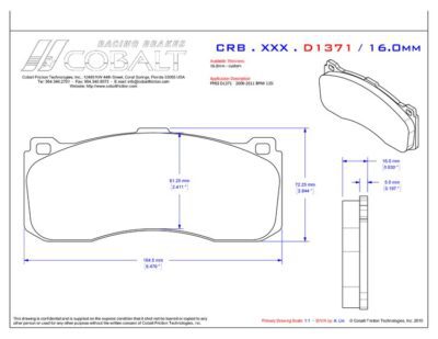 BMW F8X 1 Series CRB.XRx.D1371 (Front)