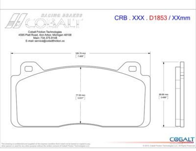 Ford Mustang GT350 CRB.XRx.D1853 (Front)