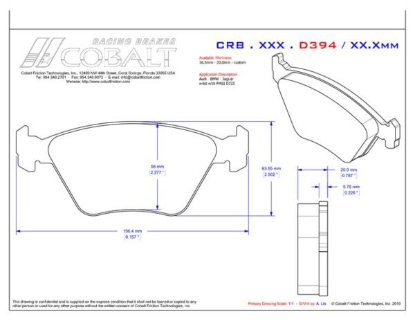 BMW E36 / E46 / 330ci CRB.XRx.D394 (Front)