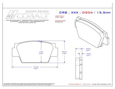 Acura NSX CRB.XRx.D504 (Rear)