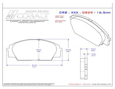 pdf_D829.jpg Acura RSX Type-S / Honda Civic SI CRB.XRx.D829 (Front)