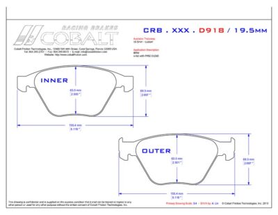 BMW E90 & E92 M3 CRB.XRx.D918 (Front)