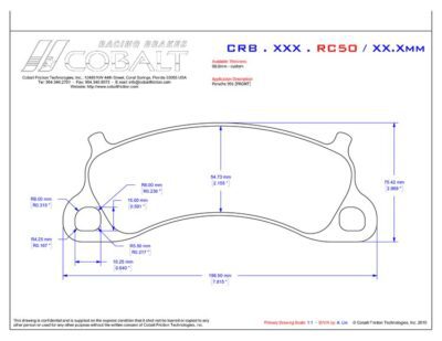 Porsche GT4 / 911 GT3 / RS CRB.XRx.RC50 (Front)