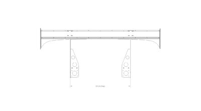 97-04 C5 Corvette Adjustable Competition Rear Spoiler Kit